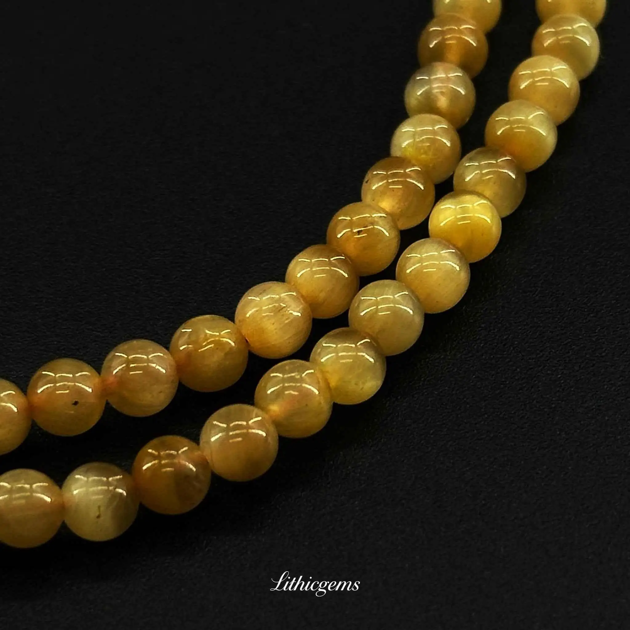 Natural Tiger's Eye Triple Wrap Bracelet – Handmade Courage Crystal Jewelry for Confidence & Protection Gift | LithicGems