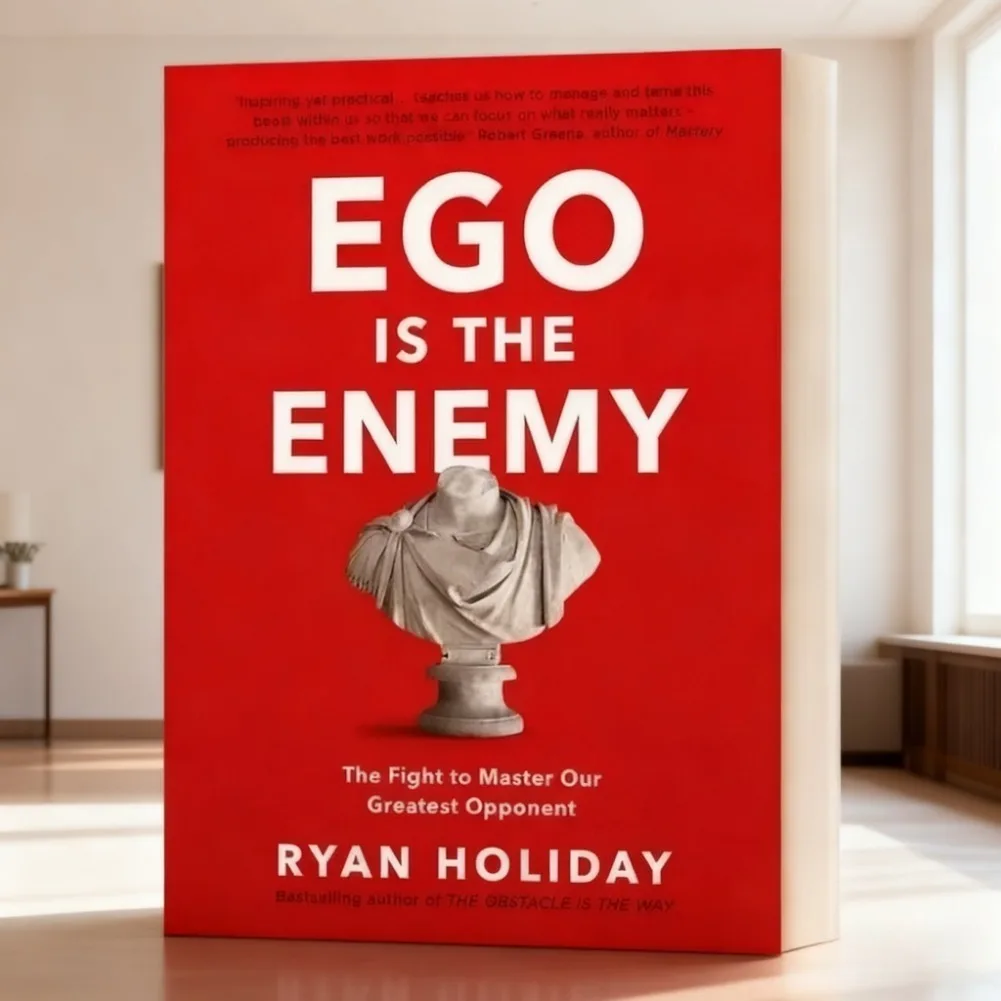 EGO هو العدو بقلم رايان هوليداي رواية غلاف ورقي # 1 كتاب نيويورك تايمز الأكثر مبيعًا #5