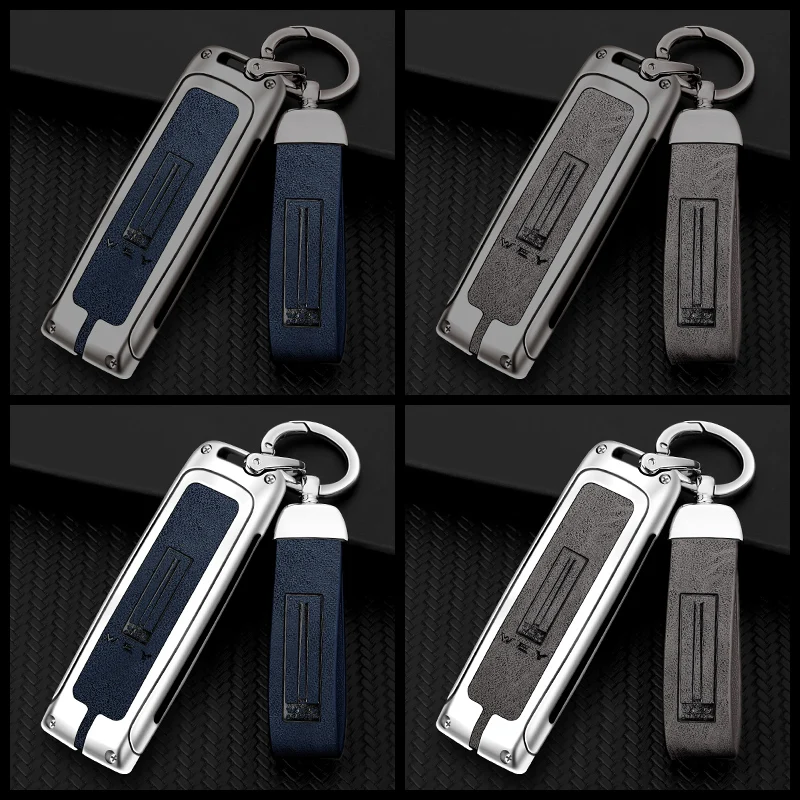 Zinc Alloy Car Key Case Cover for Wey Coffee 01 Tank Tank300 Protector Shell Remote Keychain Keyless Interior Accessories