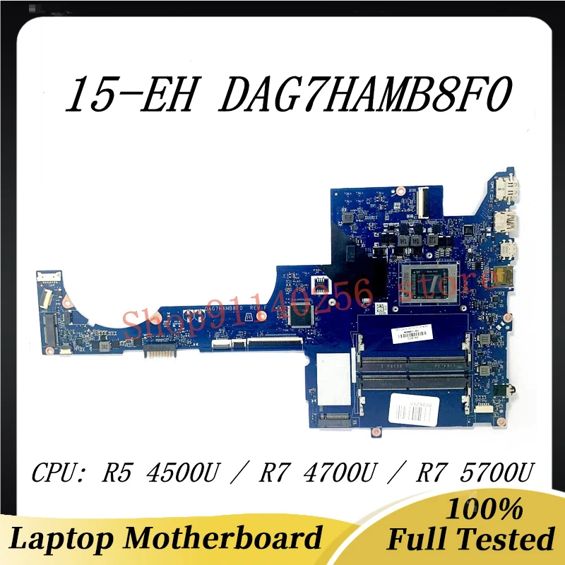 Mainboard M08867-601 M08867-001 For HP 15-EH Laptop Motherboard DAG7HAMB8F0 With R5 4500U / R7 4700U / R7 5700U CPU 100% Test OK