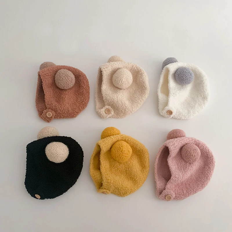 2025 الاتجاه الجديد الخريف والشتاء الطفل قبعة حماية الأذن القطن الخالص الطفل بيني لطيف الدفء بلون قبعة #5