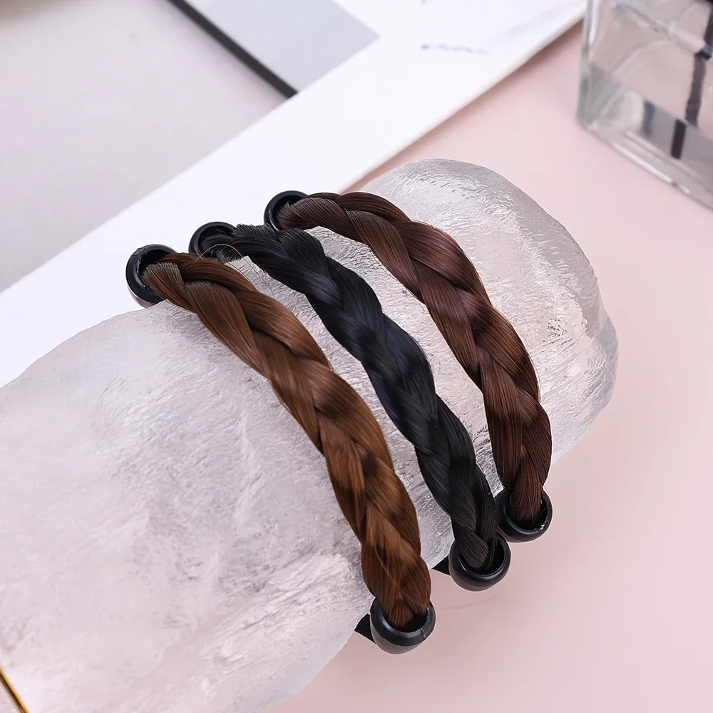 Wig Braided Rubber Band Elastic Hair Rope Tie Head Hair Ring Wig Braid Fixed Hairstyle Elastic Band Extension Ponytail Holder