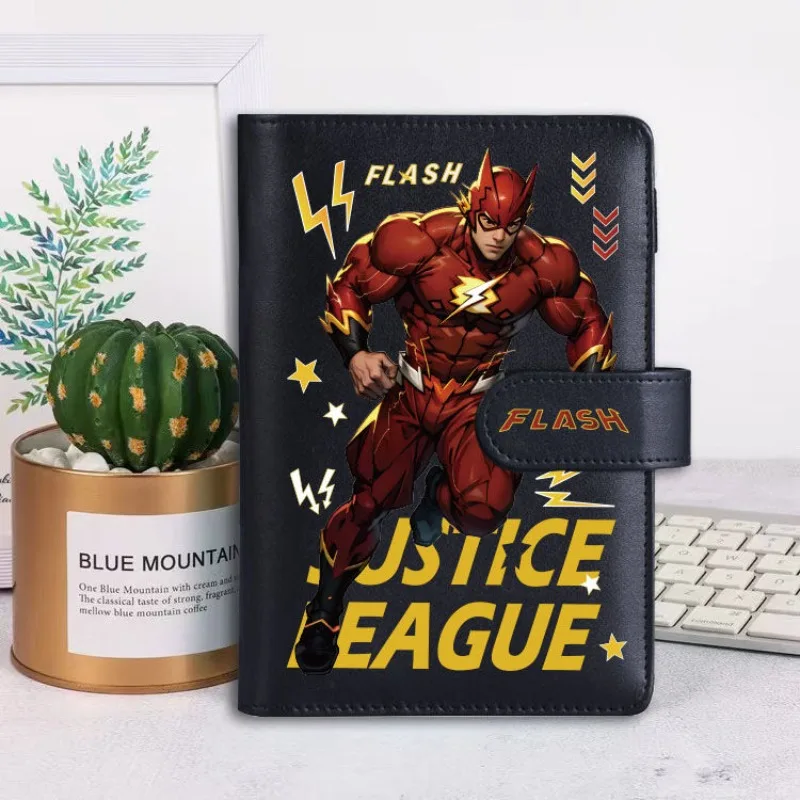 DC Cartoon Anime Merchandise Batman The Flash Notebook para homens, elegante, versátil, portátil, legal, caderno de estudante