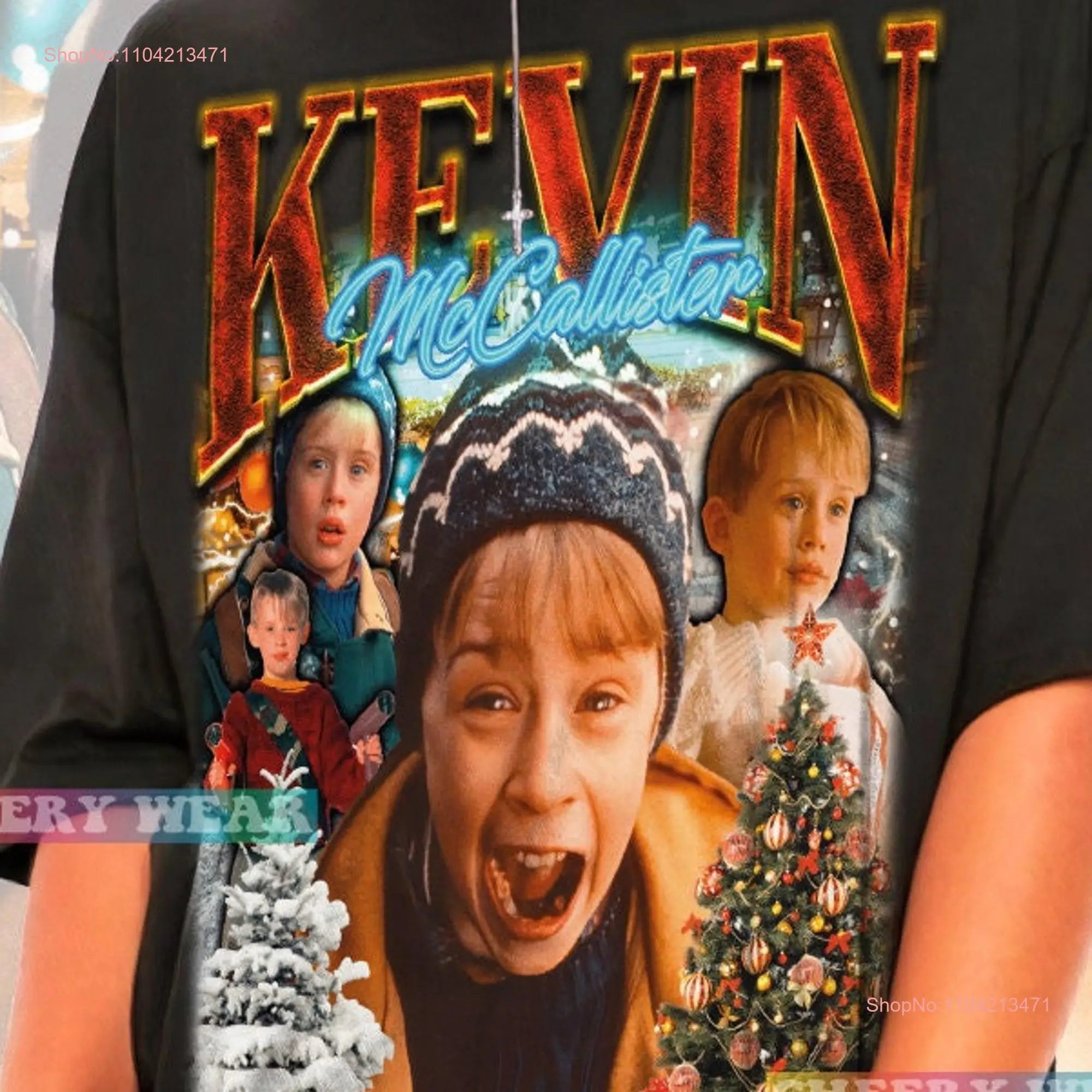 Kevin McCallister T Shirt Sweater SweaT Home Alone Xmas long or short sleeves