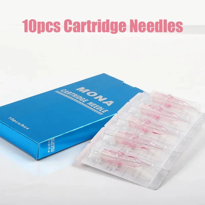 10pcs Professional Disposable Tattoo Cartridges Needle RL/RS/RM Semi-Permanent Eyebrow Lip Makeup Needles For Tattoo Machine Pen