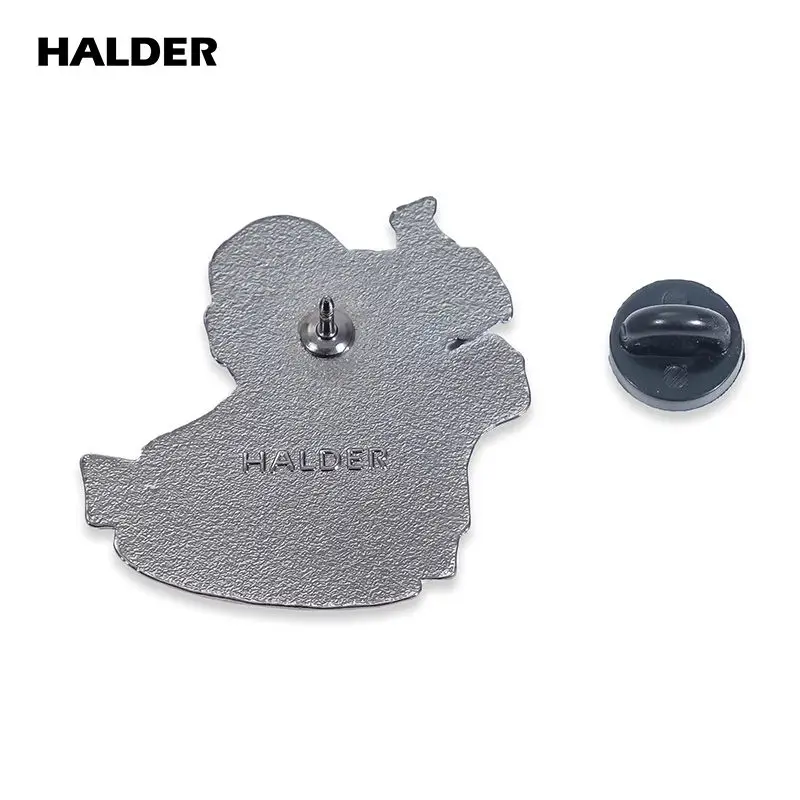 HALDER Alfred Lothar Wegener Geography Lesson Famous Person Enamel Brooch Lapel Pin Backpack Costume Canvas Bag Badge Gift