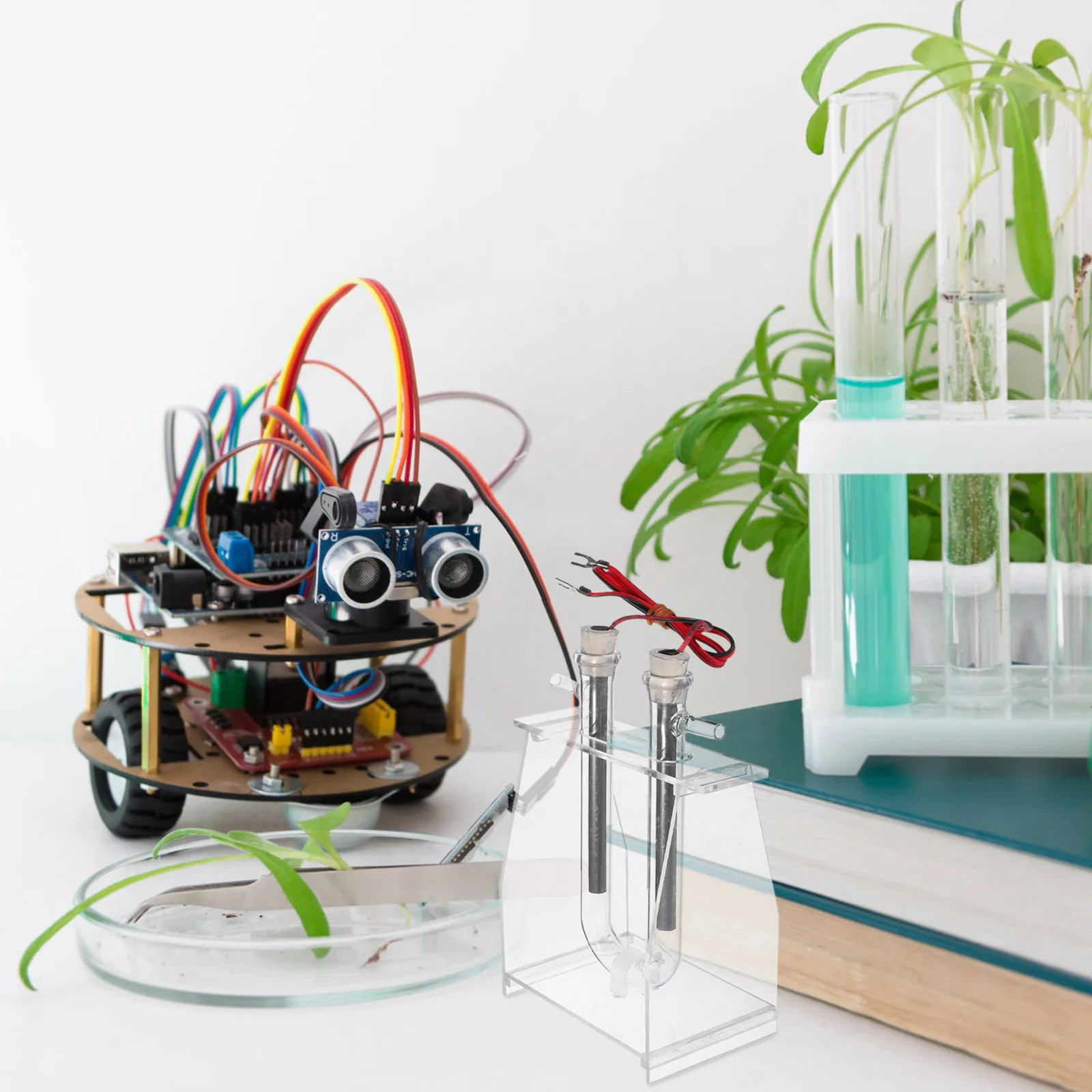

Electrolysis Apparatus For Water Splitting Experiment: Durable Science Education Kit, Lab Teaching Instrument For Students,