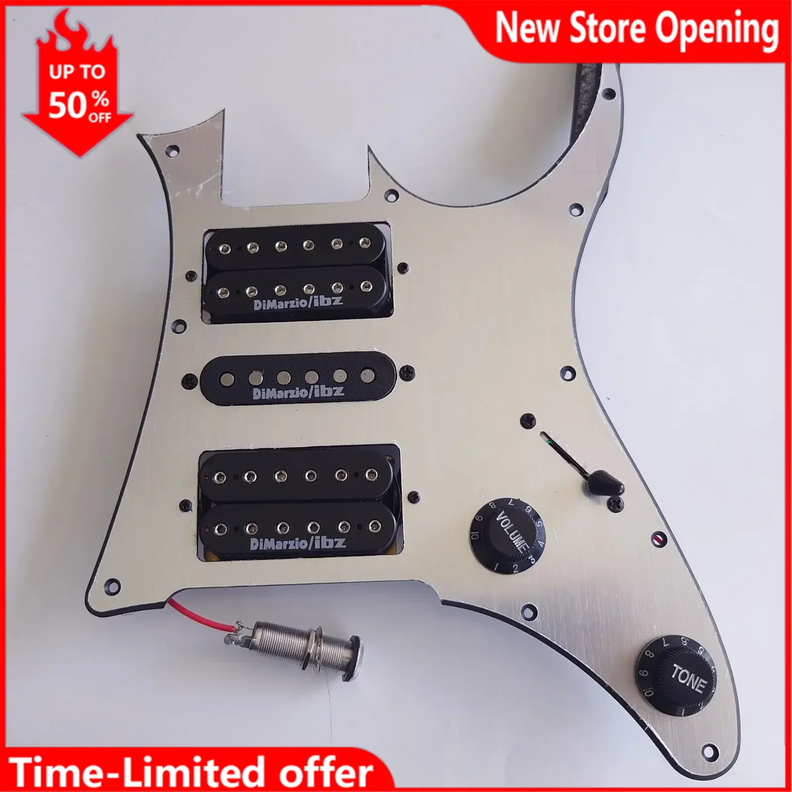 

Guitar Prewired Loaded Pickguard with HSH Alnico 5 Humbucker Pickups Set for RG Electric Guitars Replacement Parts