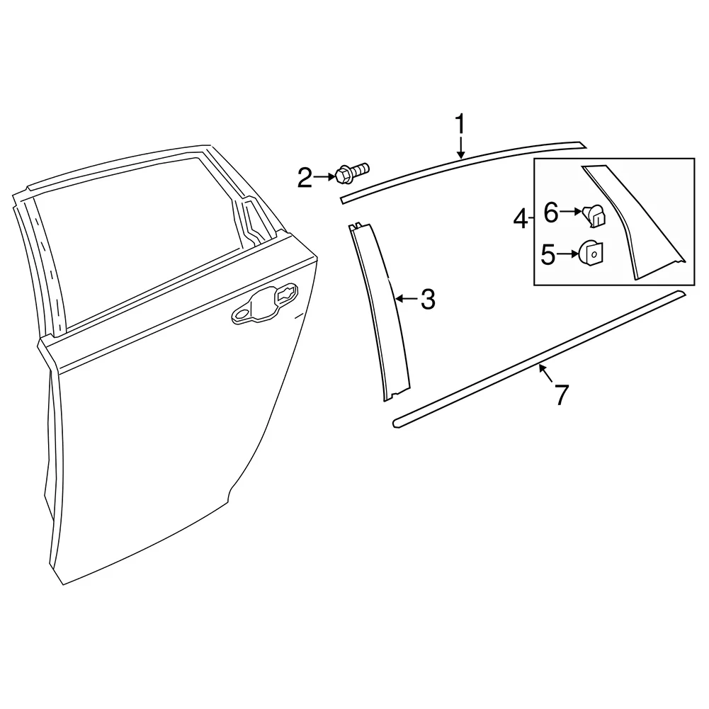 Garnish Cover Designed Specifically for the Back Left Side of the For Honda For Accord manufactured between Year Range 18 and 22