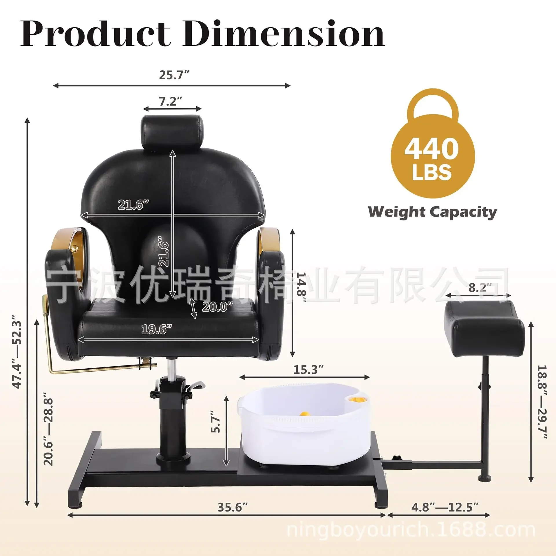 AOLIVIYA Metal Lifting Rotary Massage Sofa Beauty Salon Spa Professional Pedicure Chair Tattoo Foot Repair Chair Nail Bed