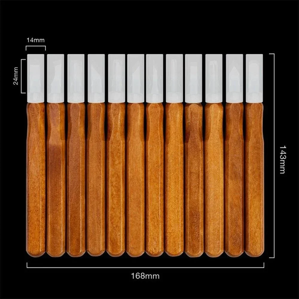 STONEGO ไม้แกะสลักชุดมีด - เหล็กคาร์บอนงานไม้เครื่องมือสําหรับผู้เริ่มต้น, DIY Hand Craft ประติมากรรม, OPP/ผ้าใบกระเป๋า