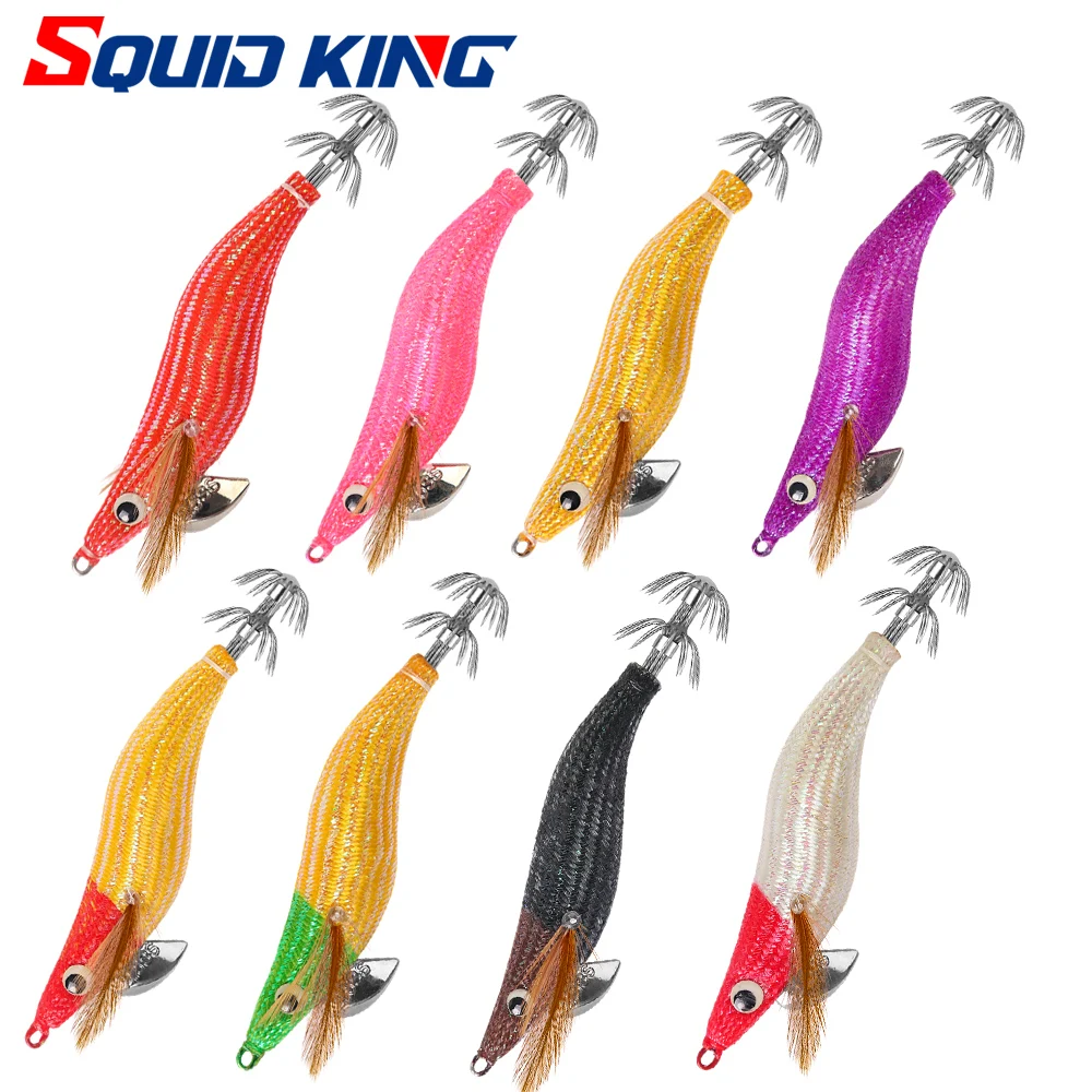 Gabarito de lula pequeno SQUID KING 2.2 #   2.5 #   Eging pesca lula isca de pesca isca artificial para pesca lula polvo pesca