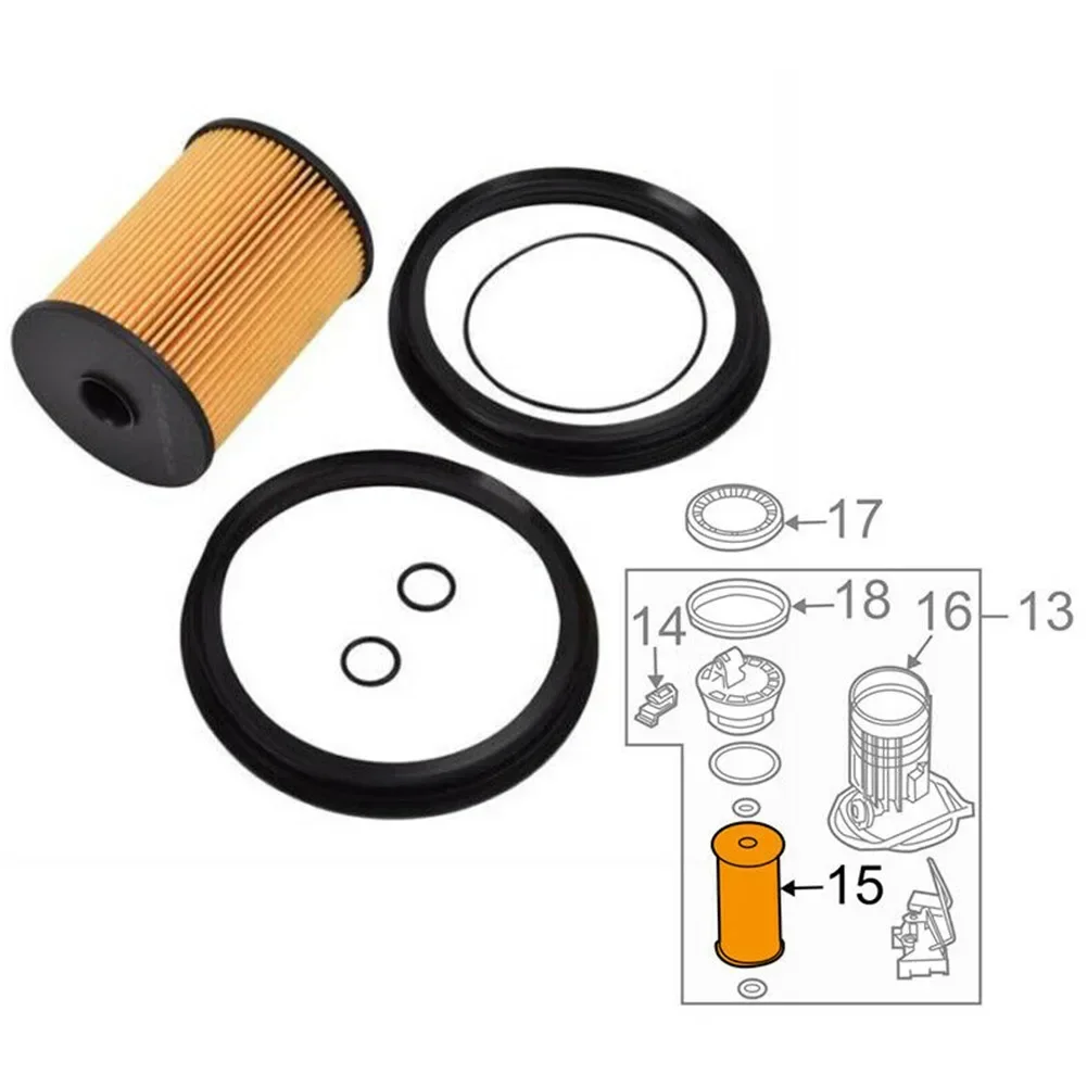 1 Pc Car Fuel Filter And O Rings Replacement For BMW Mini For Cooper R50 R52 R53 2001-2006 72426642 ADB112303 KX504D 16146757196