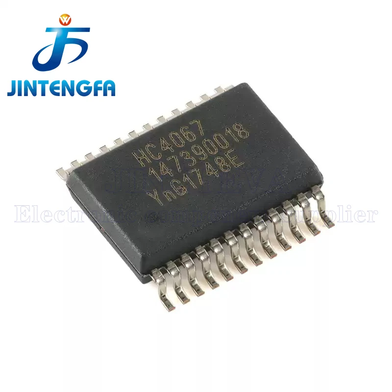 10PCS 74HC4067DB 74HC4067 HC4067 74HC4067DB,118 SSOP-24 Multiplexer Switch ICs SMD IC