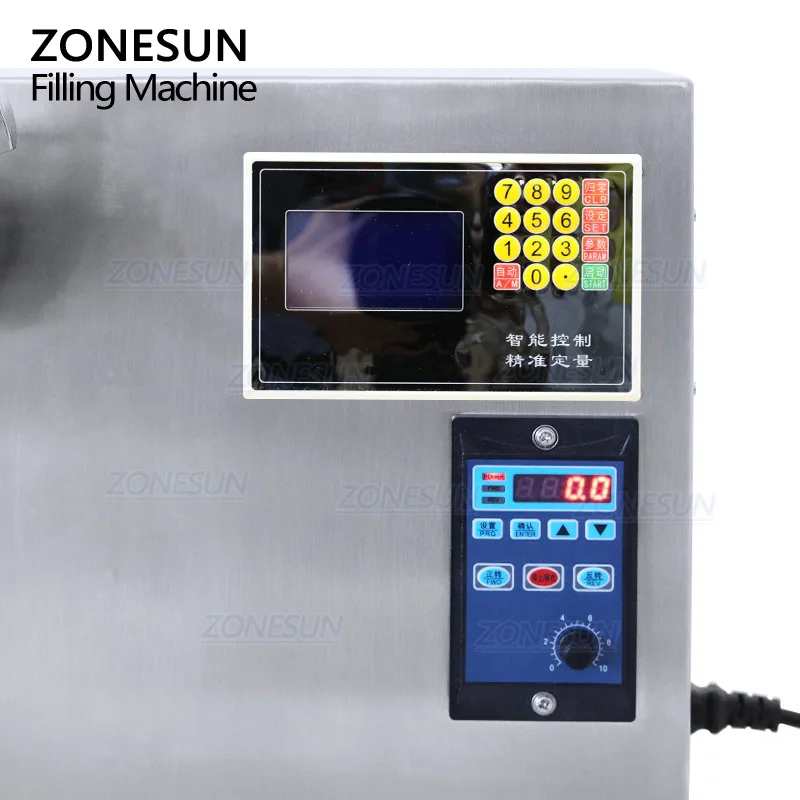 ZONESUN ZS-GPW1 Semi Automatic Single Head Gear Pump Large Flow Thick Liquid Quantitative Weighing Filling Machine