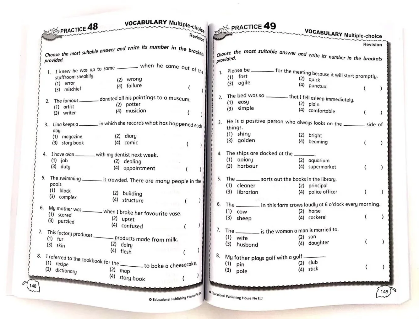 Imagem -04 - Escola Primária Prática Completa Livro de Gramática Vocabulário e Compreensão Inglês Aprendizagem Textbook Grade 16 Pcs por Conjunto