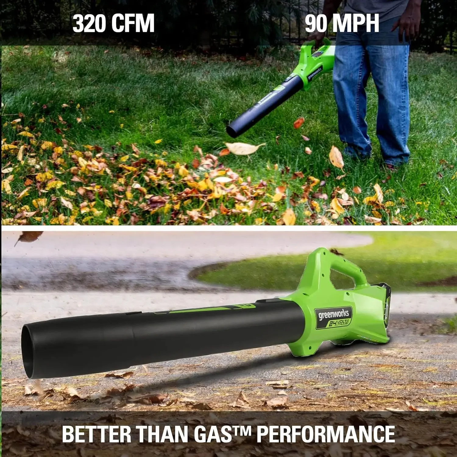 

[Limited Stock!]48V (2 x 24V) Cordless Brushless Axial Leaf Blower，24V Cordless Battery Hedge Trimmer Combo Kit