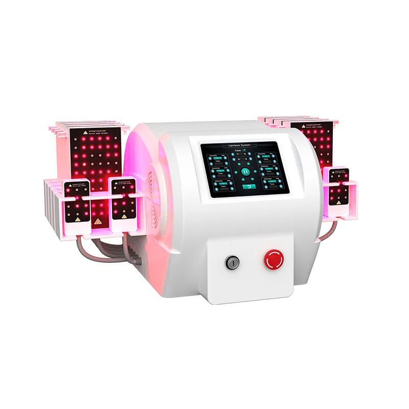 High-efficiency non-invasive 528 diode 6D red laser, 6 wavelength 635nm/650nm/810nm/830nm/940nm/980nm slimming machine