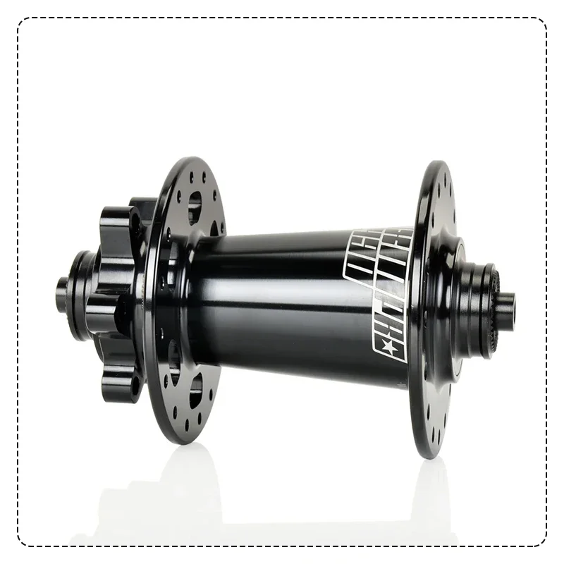 Koozer XM490pro Front MTB Bicycle Hub Noisy Cube 5x100mm QR 9x100mm TA 15x100mm THRU 24 28 32 36 Holes 6 Pawl Bike Parts Hubs