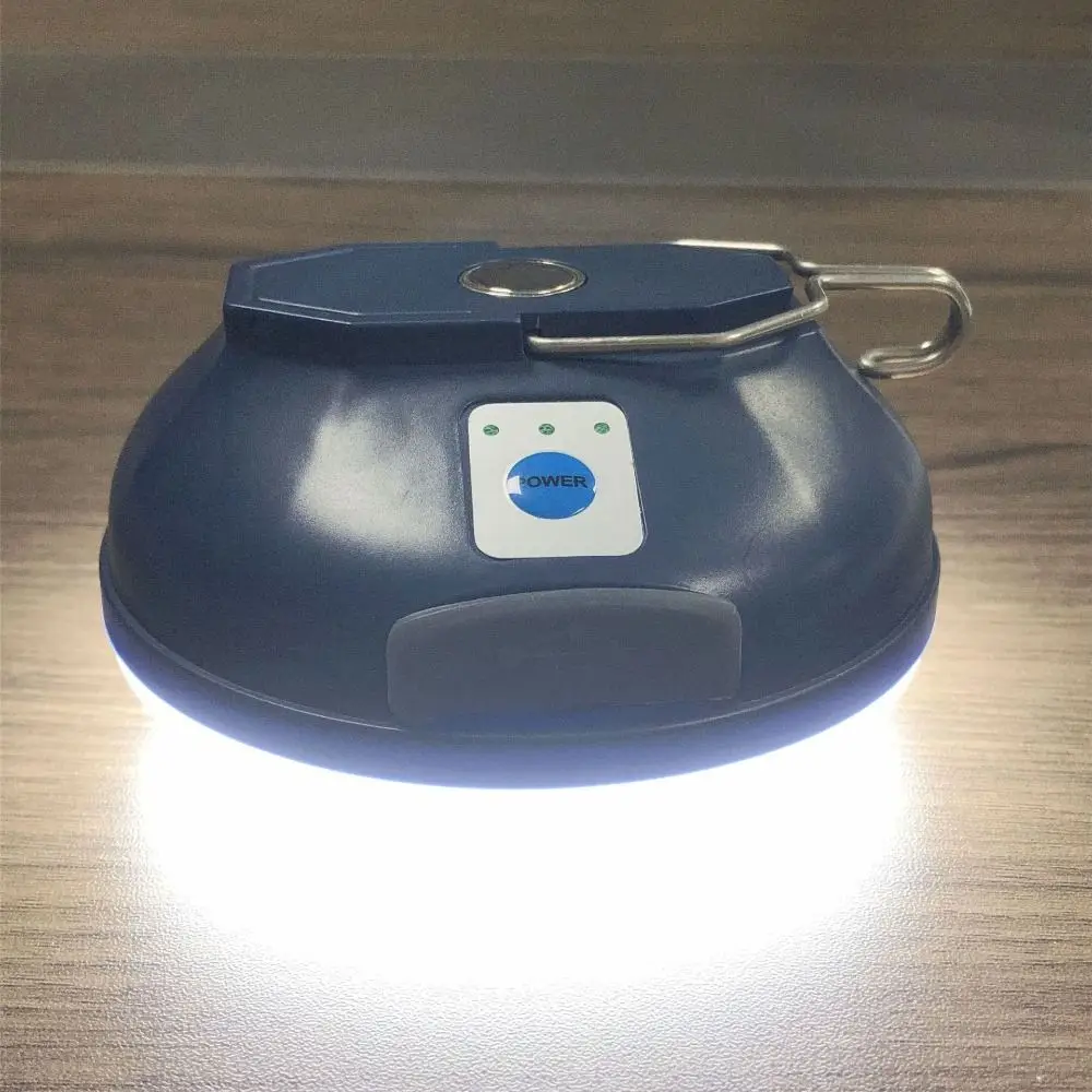 المدمج في بطارية قابلة للشحن المحمولة LED فانوس التخييم الدافئة مشع قوية LED قابلة للشحن ضوء خارجي تصميم محمول
