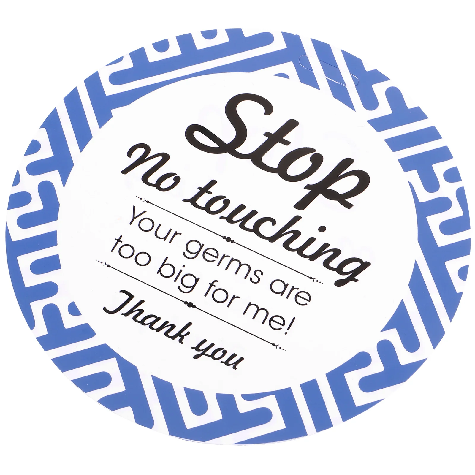 Safety Warning No Touching For Touch Sign For Stroller Car Seats Stroller Caution Not Touch Stop Do Not Sign