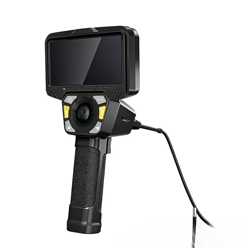 Industrial grade endoscope handheld high definition 360 ° million steering probe sewer pipe endoscopy detector factory