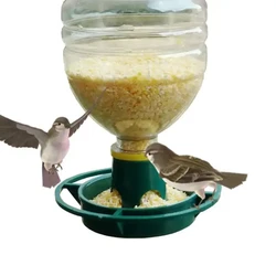 Bird Feeder New Outdoor Hanging Plastic Hook Balcony Courtyard Garden Birds Feeder Outdoor Courtyard Garden