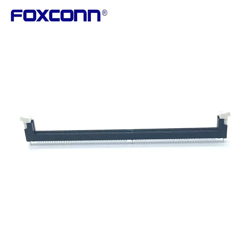 

Foxconn AH08813-A9B1G-4F Vertical DDR4 Memory slot black white ear 288Pin