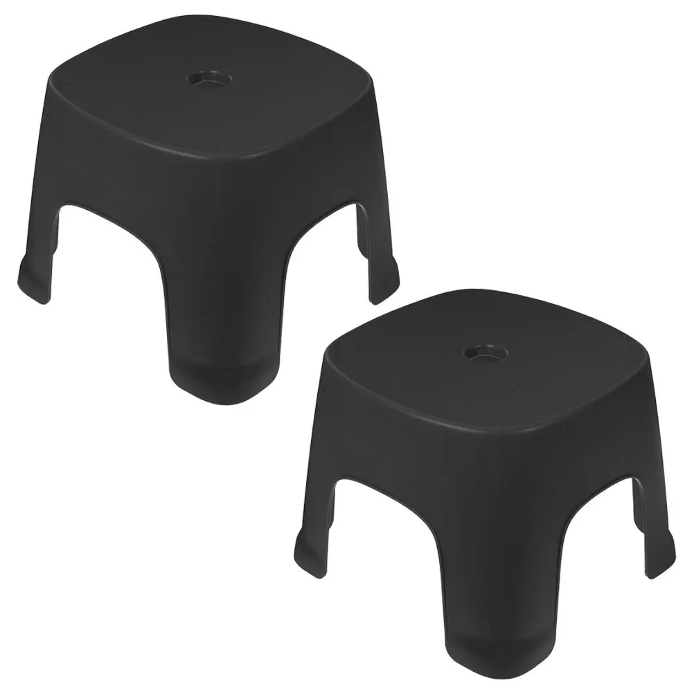 2 قطعة البلاستيك القدم البراز 18X12X6 بوصة عدم الانزلاق المرحاض خطوة للبالغين الاطفال الحمام المنزل استخدام خفيفة الوزن المنزلية البراز #4