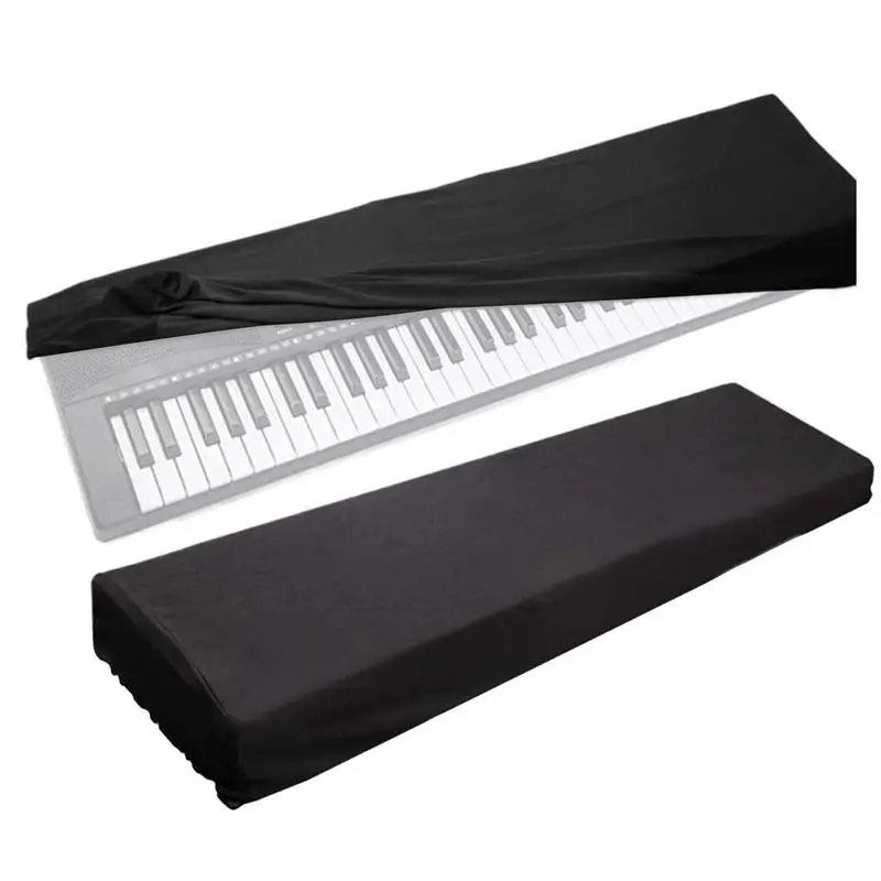 

61 / 88 Keys Keyboards Electronic Organ Dust Cover Black Electronic Piano Protect Bags 210D Oxford Cloth Dust Cover