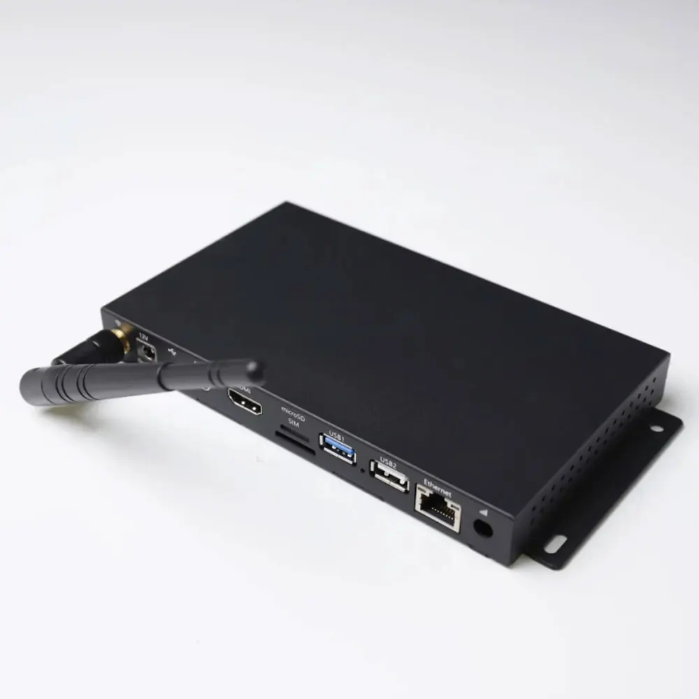 Manufacturer RK3399 Android Box 4K CMS Software Smart Digital Signage Box For Advertising Publish Solutions