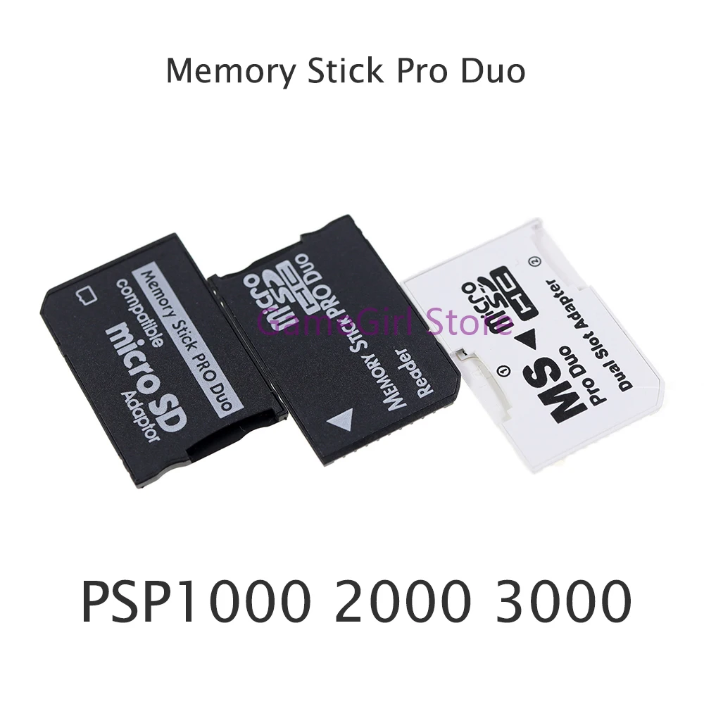 

20pcs For Sony PSP 1000 2000 3000 Memory Stick MS Pro Duo Micro SD Card Adapter Convertor