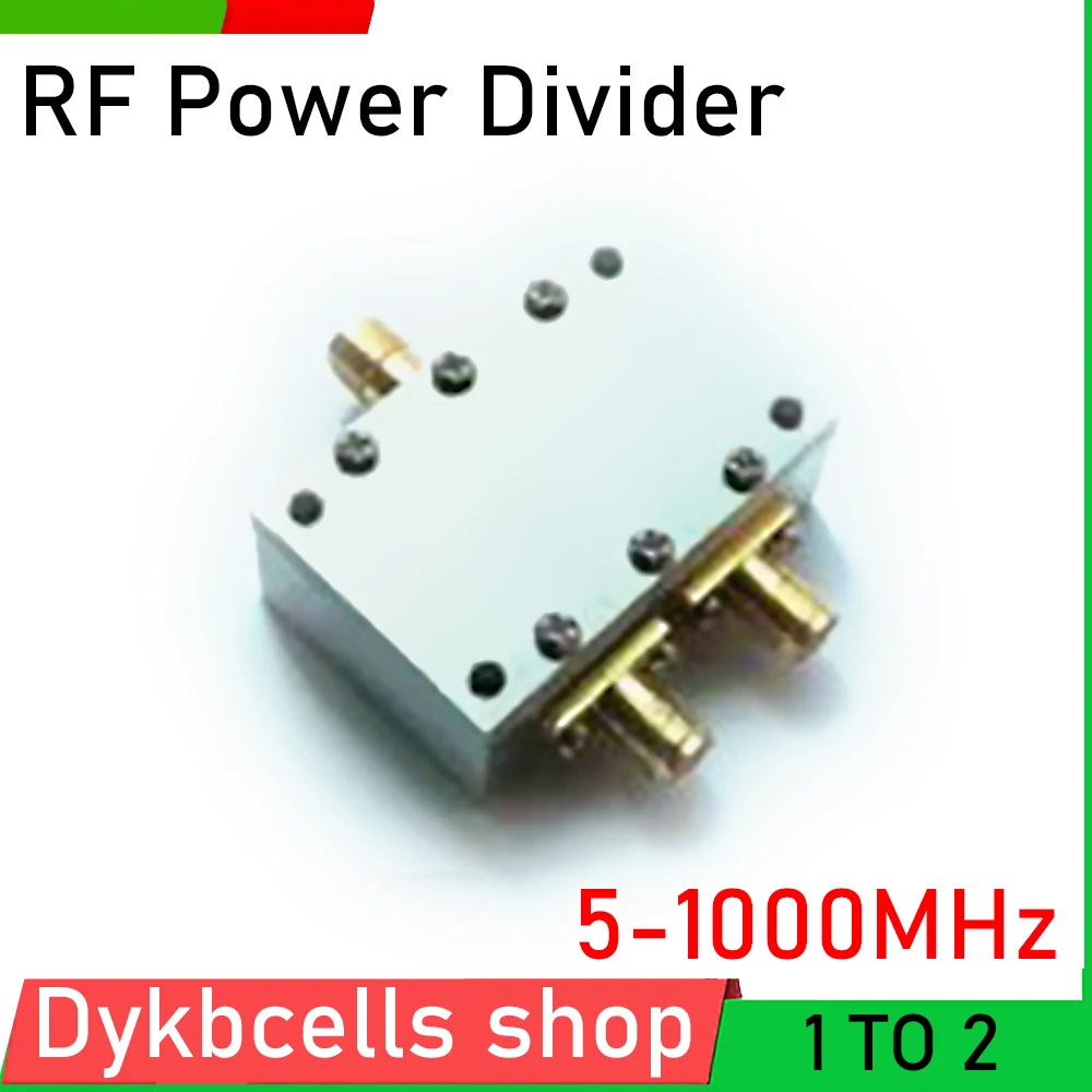 

1 To 2 5-1000Mhz RF Power Divider RF Power Splitter Combiner Fopr VHF UHF FM 433M Walkie-talkie Transmitter LORA Radio Amplifier