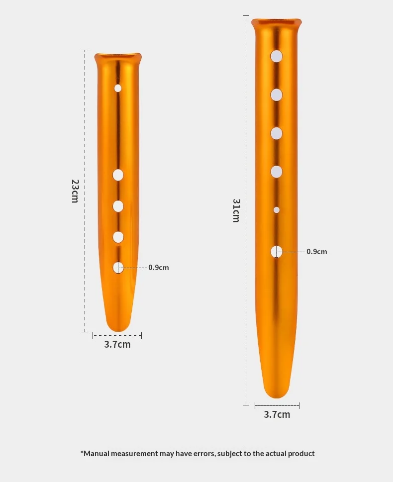 Outdoor Portable Aluminum Alloy Beach Nails Ultra Light U-shaped Camping Nails Beach Canopy Tent Windproof Floor Nails Camping view 6