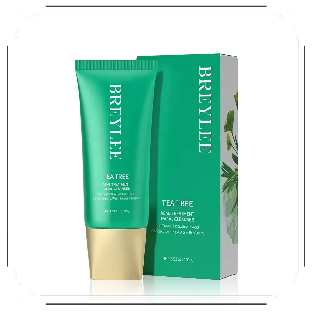 

BREYLEE TEA TREE ACNE TREATMENT Tea Tree Cleanser 100g