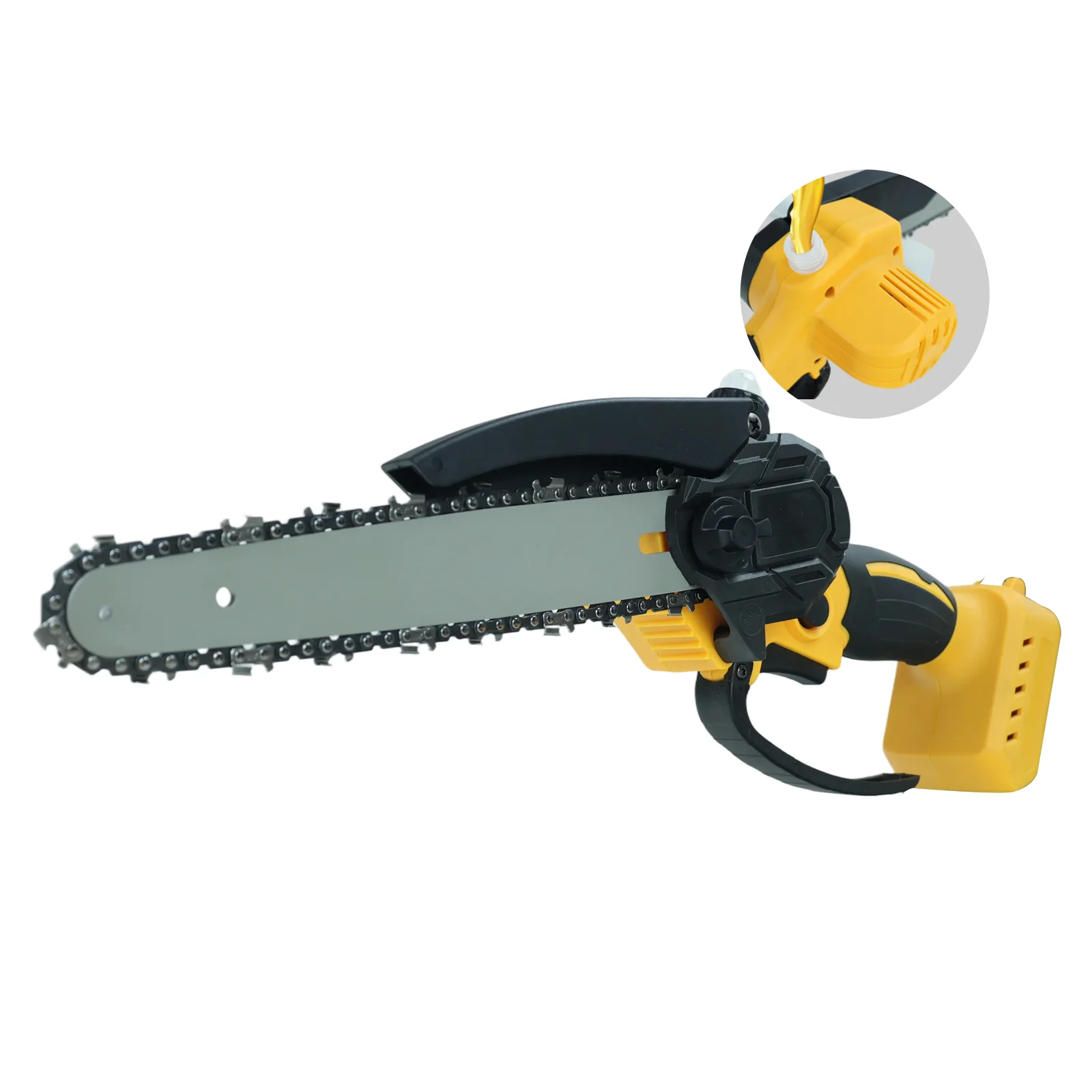 8 بوصة فرش سلسلة المنشار منشار كهربائي يده المحمولة قطع الأشجار الخشبية حديقة تشذيب الخشب أداة السلطة لبطارية ديوالت 20 فولت