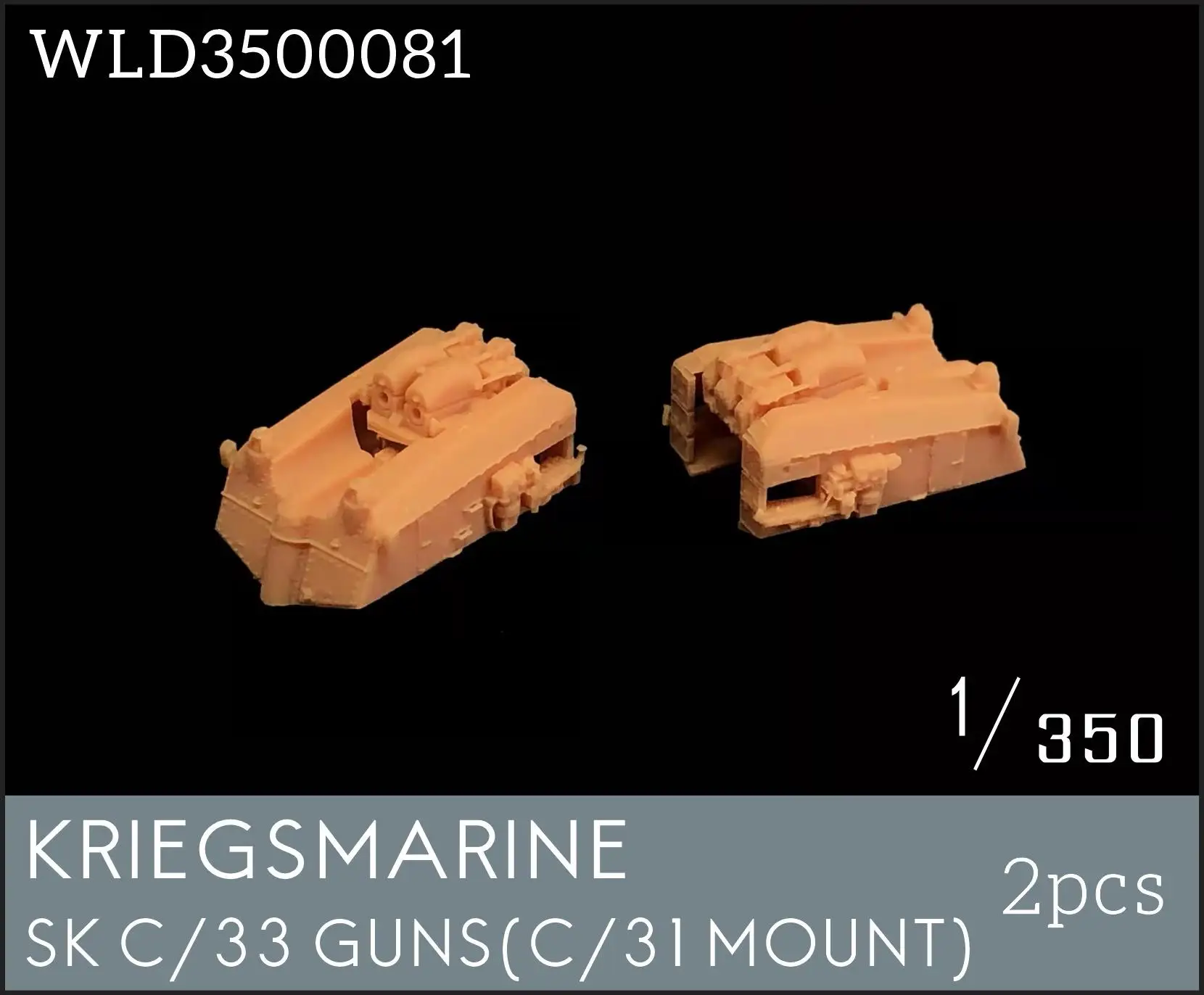 

WULA MODELS WLD3500081 1/350 Scale KRIEGSMARINE SK C/33 GUNS