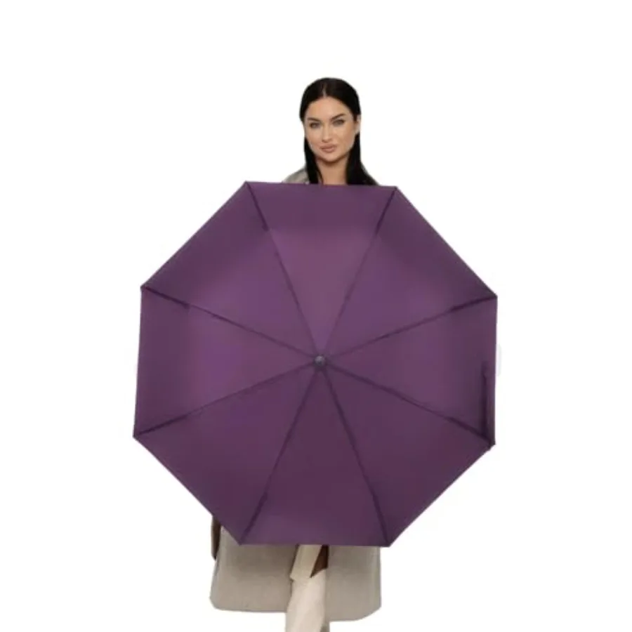 

Windproof Travel Umbrella - Compact, Light, Full Automatic Open/Close - Folding Backpack Umbrella for Rain and Sun UV Preotecti