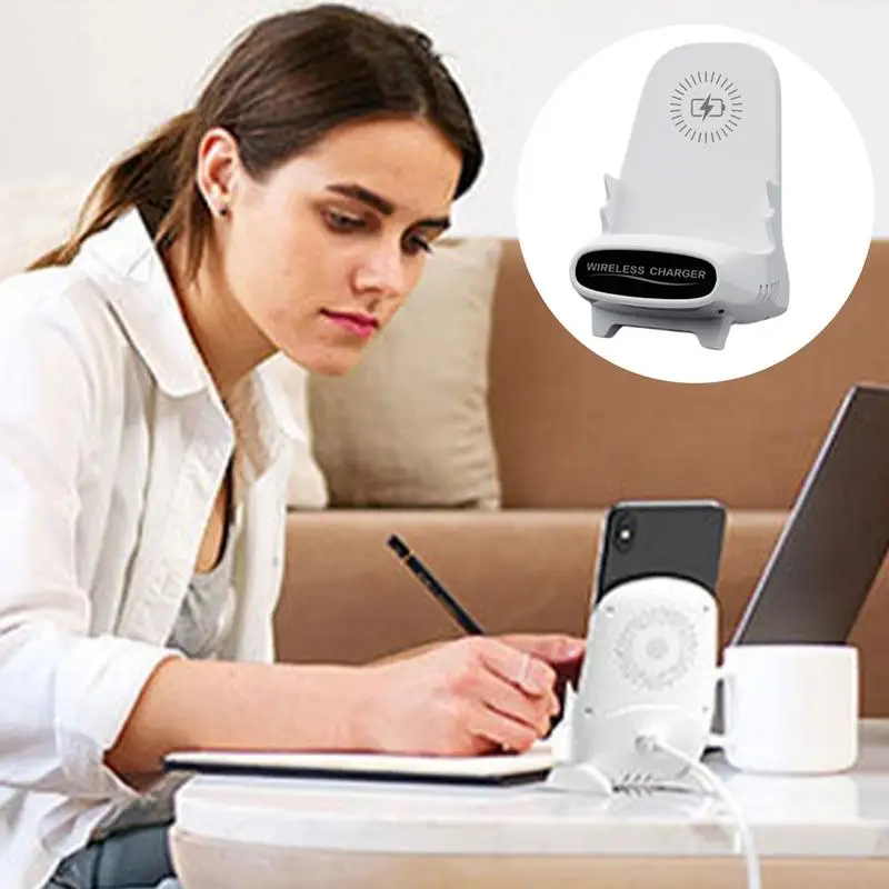 Chair Wireless Fast Charger Desktop Mobile Phone Holder Portable Charging Stand Mini Chair Cell Phone Holder Accessories