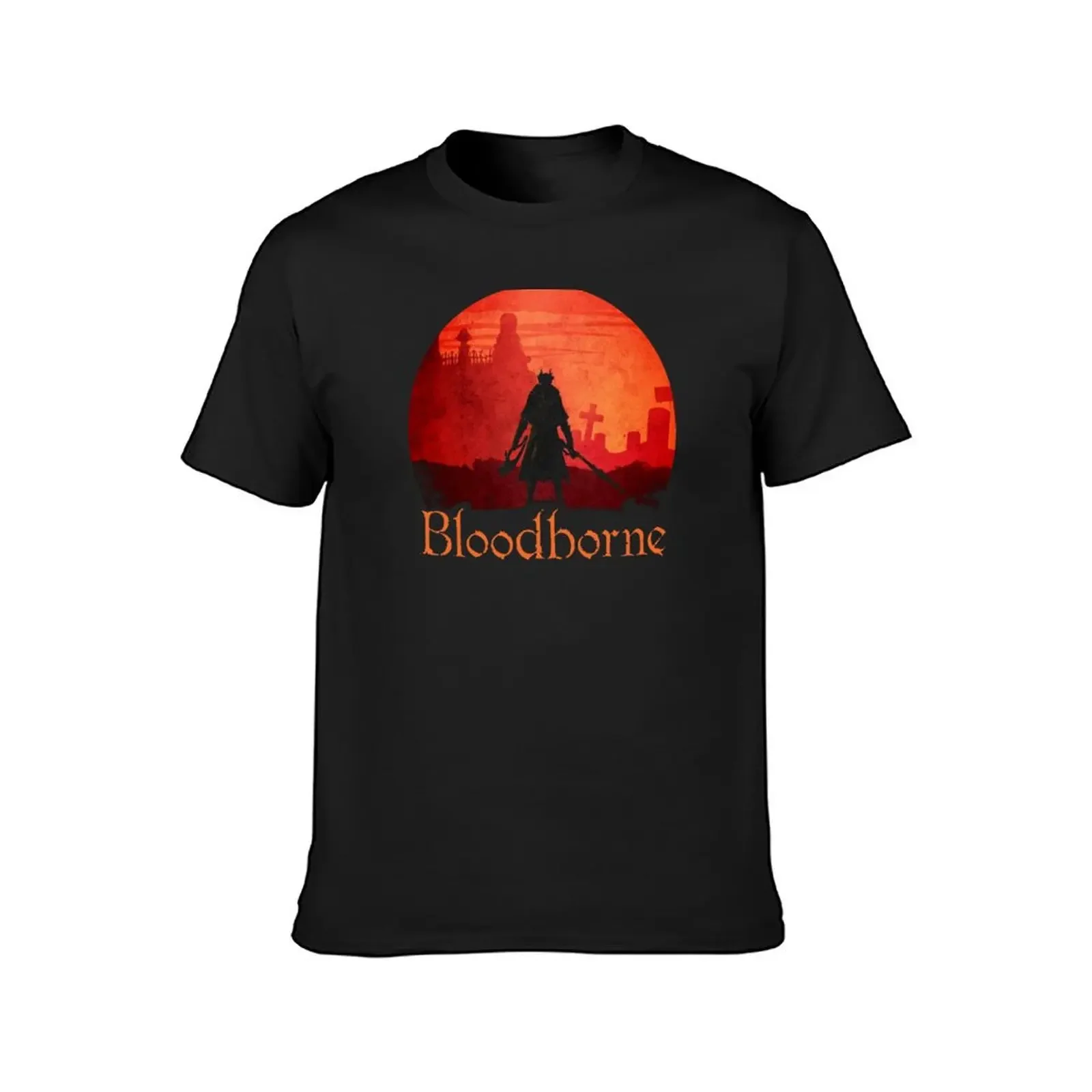 BLOODBORNE T-Shirt oversized anime tshirt T-shirts for men cotton