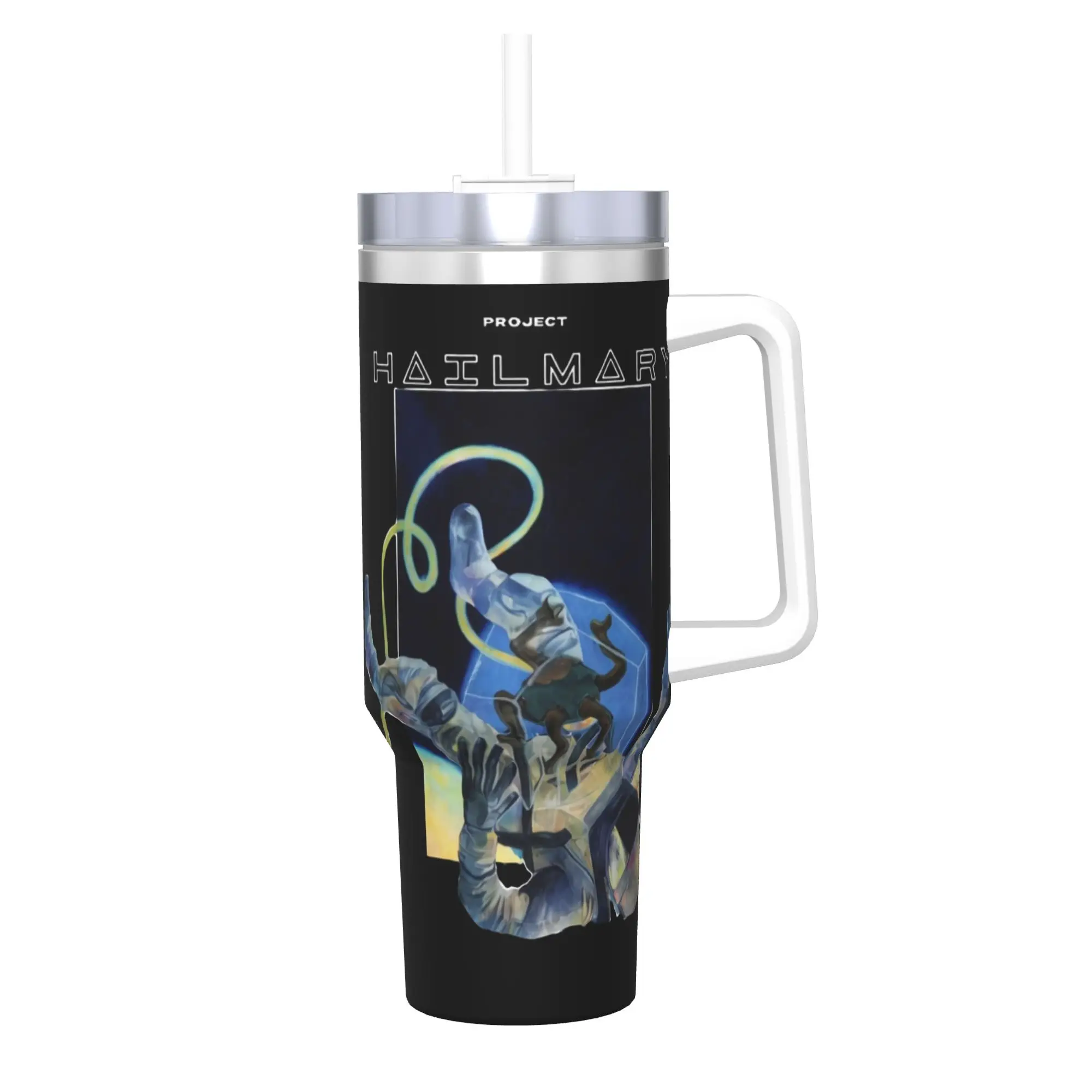 Stainless Steel Tumbler Amaze Amaze Amaze Project Hail Mary Thermal Mug  Leakproof Cold Drink Car Mugs Camping Water Bottle