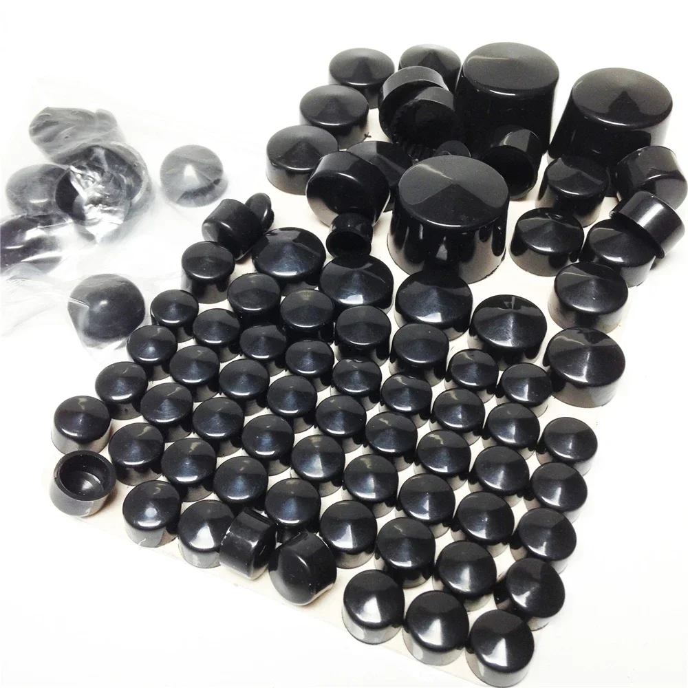 Parti del motociclo Bulloni neri Toppers Caps per Harley Davidson Softail Twin Cam 2000-2006