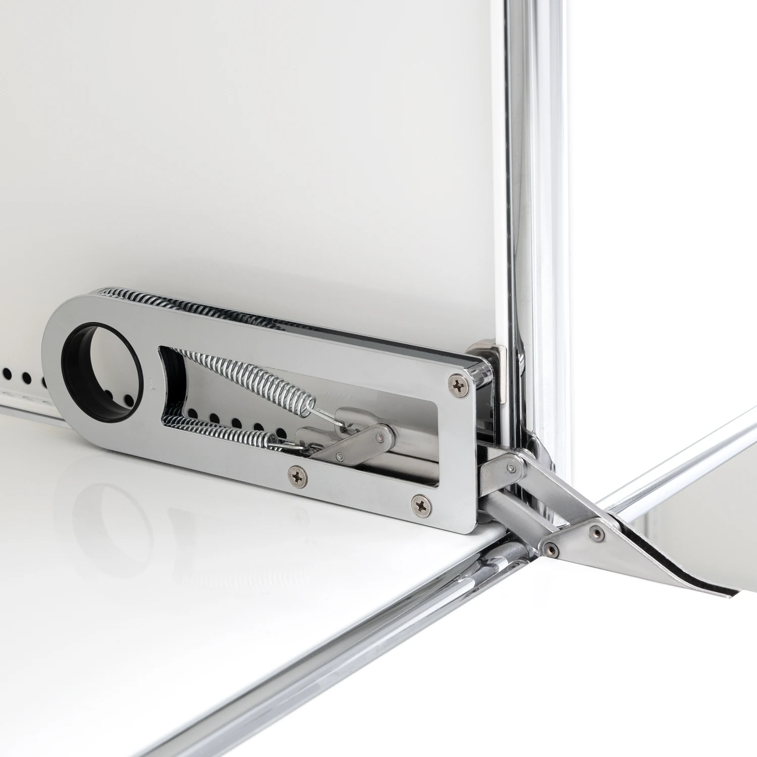 خزانة وحدات تخزين مع باب ، هيكل من الفولاذ المقاوم للصدأ ، متعددة الوظائف ، أثاث مركب متوسط