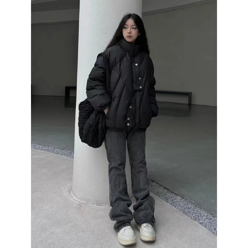 2024 New Women's Cotton Jacket - Vintage-Inspired Irregular Casual Bread Coat, Versatile Outerwear for Autumn and Winter