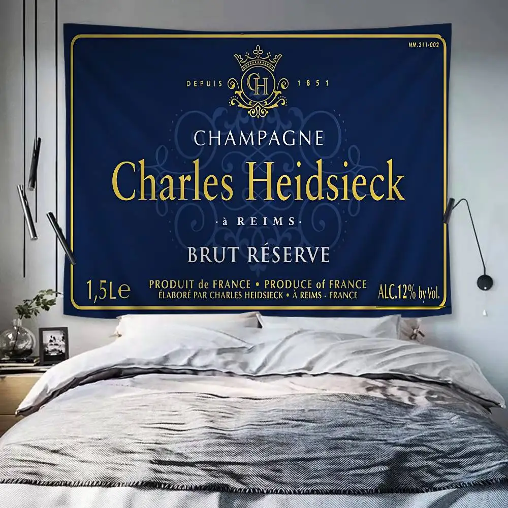 Charles Heidsiecks Printed Large Wall Tapestry Art Science Fiction Room Home Decor Decor Blanket