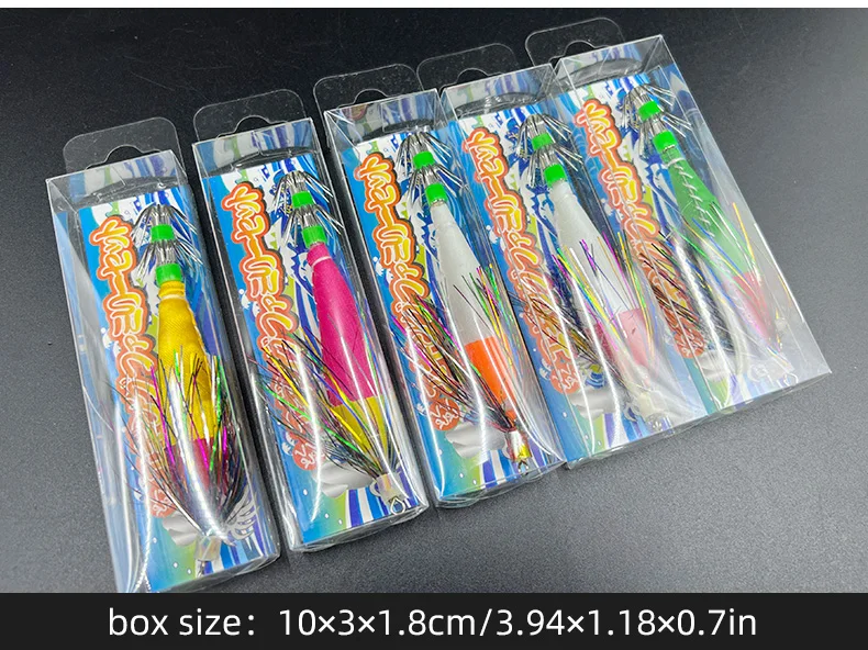 ShareShark 5/10 Stück/Beutel Leuchtender Tentakel Weicher Tintenfisch-Köder Doppelschichtiger Regenschirmhaken Tintenfisch-Jig Bionischer Köder – Detail 10