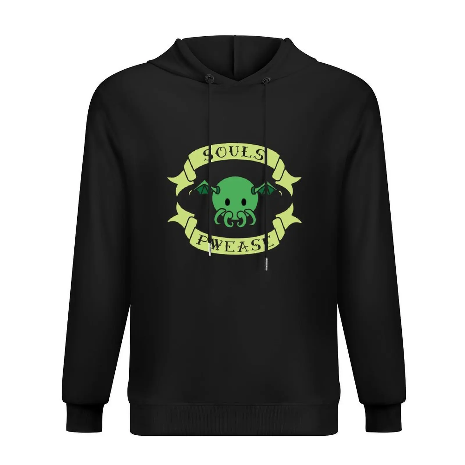 

Cute Baby Chibi Adorable Cthulhu - Souls Pwease - Lovecraft Design Hoodie men's clothing mens clothing tracksuits