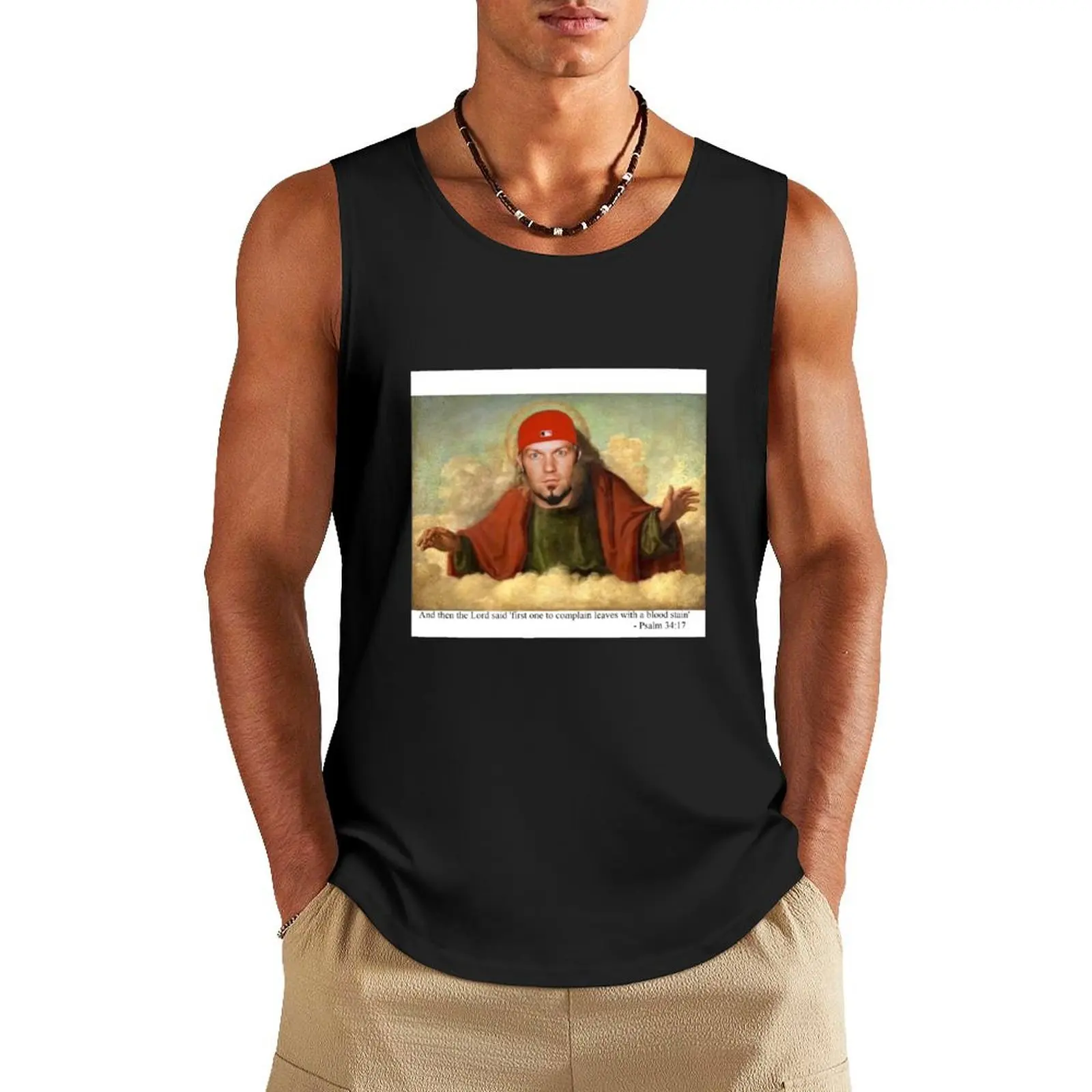 Our Lord and Saviour Tank Top gym shirts Bodybuilding clothing man Sports clothing Vest for boy