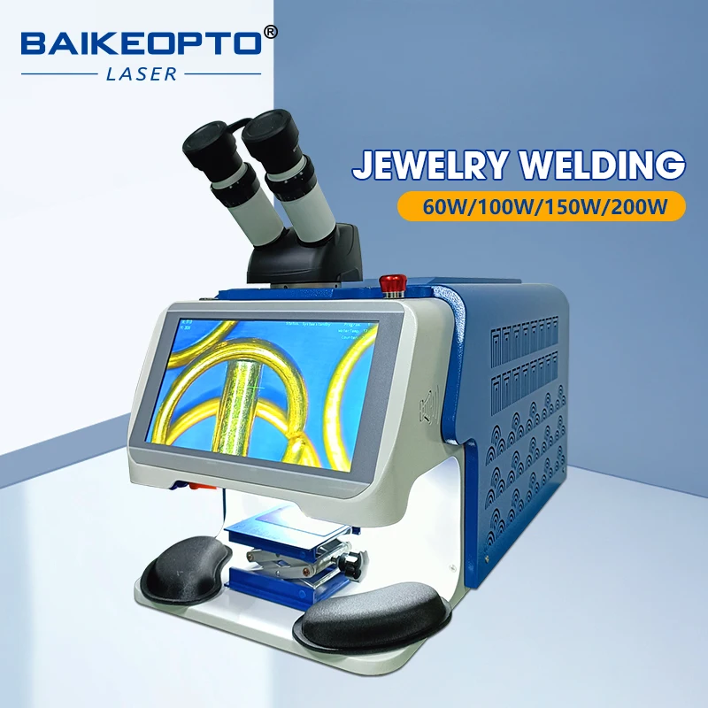 

Большой экран 150 Вт Встроенный CCD ND YAG Точечный лазерный сварочный аппарат Ювелирный лазерный сварочный аппарат