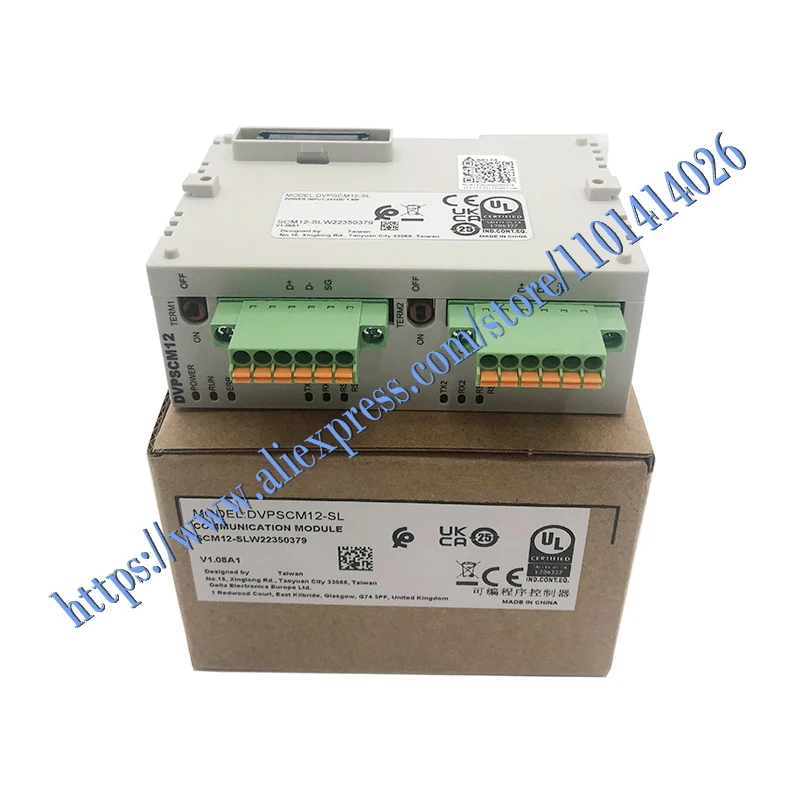 100% Working and New Original DVP04AD-SL DVP04DA-SL AS08AD-C DTC2001V DVPSCM12-SL  PLC Controller module Fast Delivery